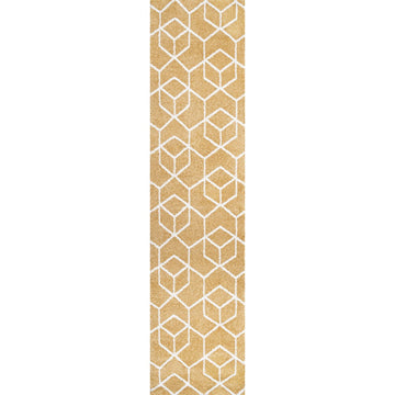 Tumbling Blocks Modern Geometric Area Rug 2